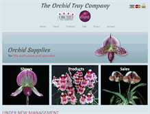 Tablet Screenshot of orchidtrays.com.au